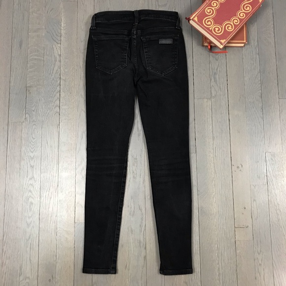 Joe's Jeans Black Skinny Ankle Legging Denim 24 - Picture 6 of 8